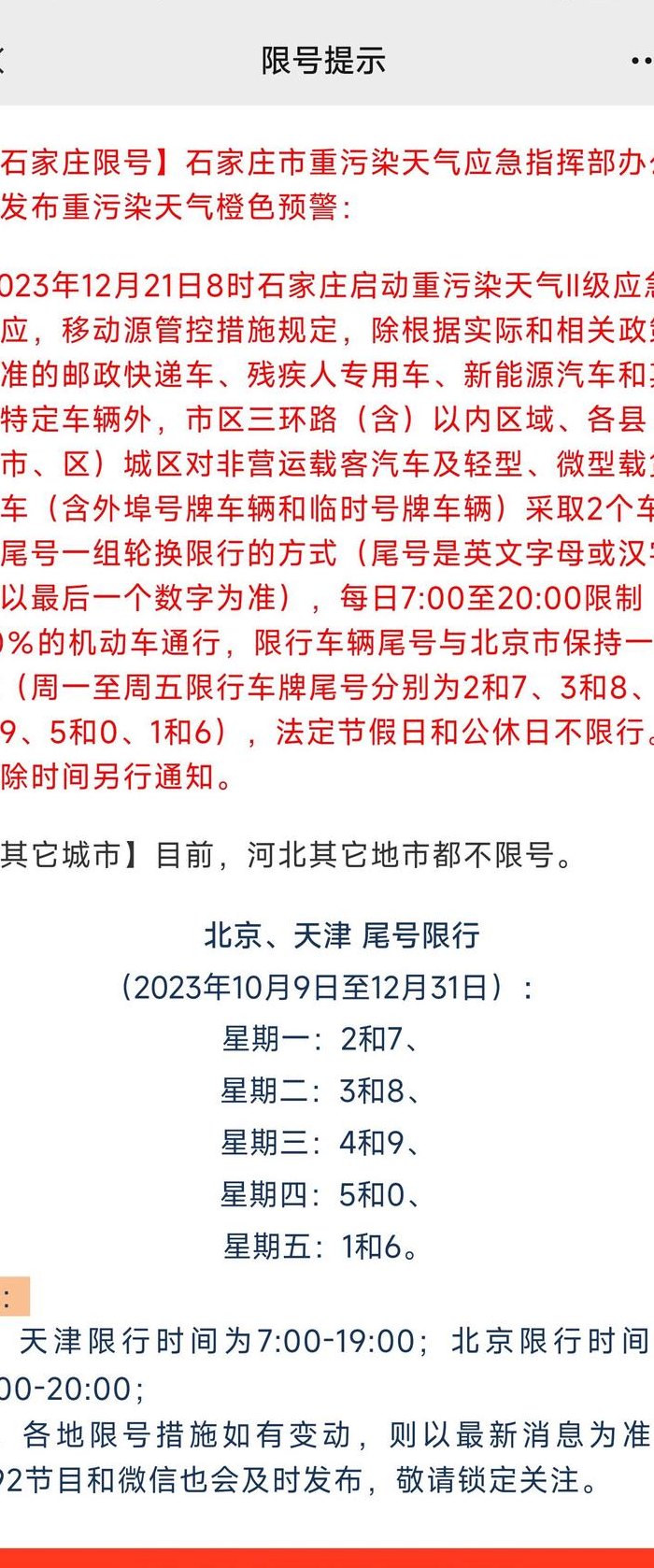 石家庄限号规定更新，一场远离喧嚣的自然探索之旅邀请